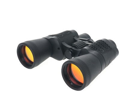 Binoculares 50X50 para Adultos y Niños Prismáticos Compactos HD Impermeables con Visión Nocturna y Lente Fmc Negra BISBISOUS