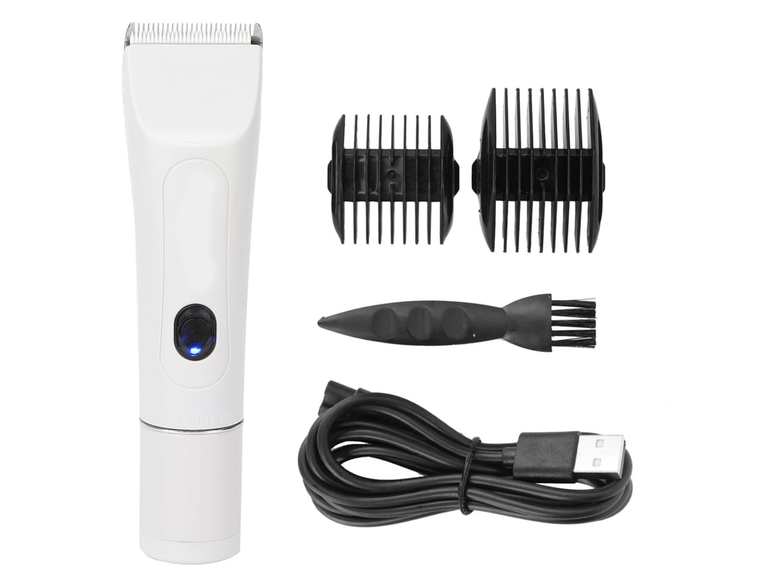 Cortapelos Inalámbrico Silencioso Recargable Para Niños, Cortador Eléctrico De Pelo Con Peine