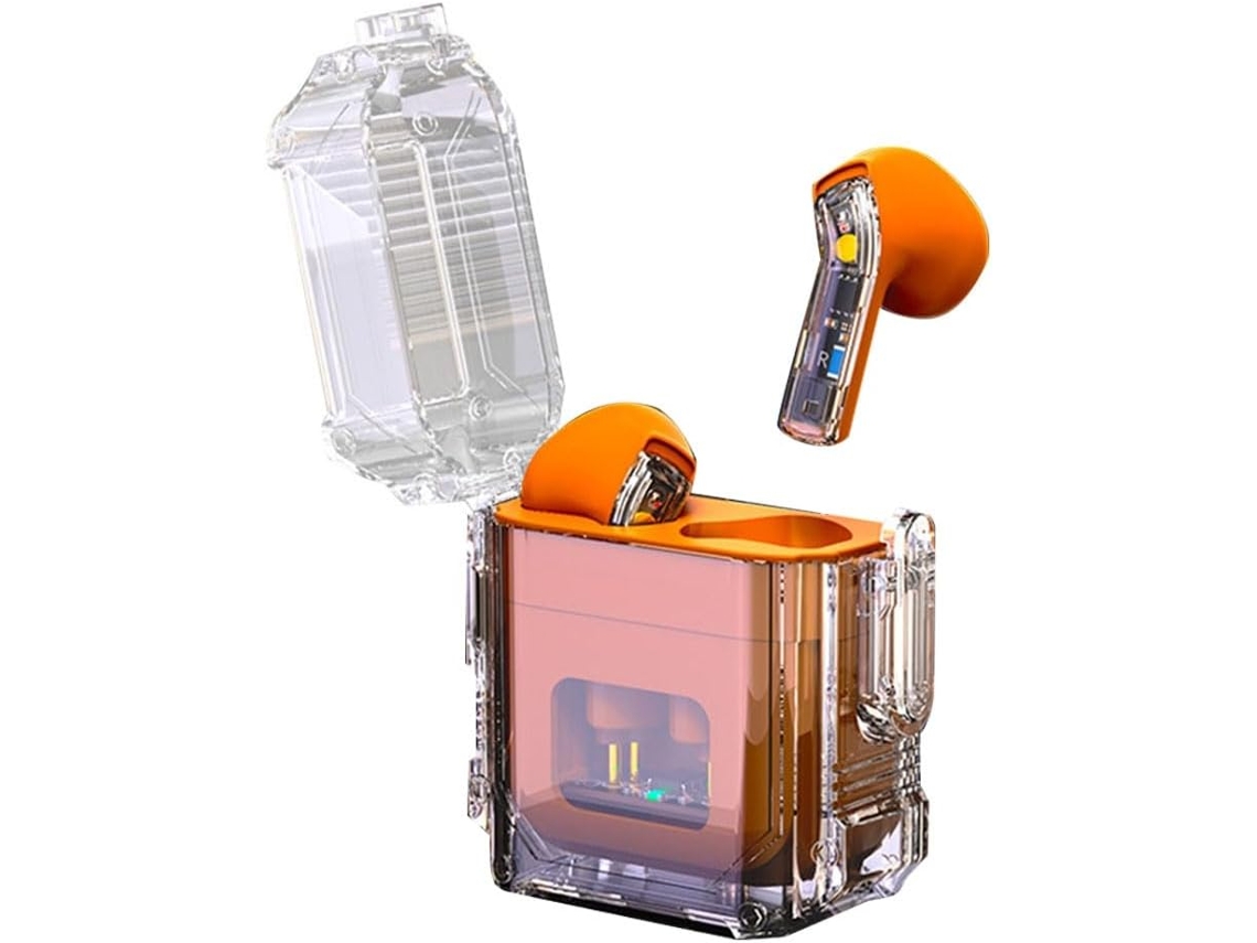 Auriculares Con Cancelación De Ruido Y Pantalla Táctil Transparente