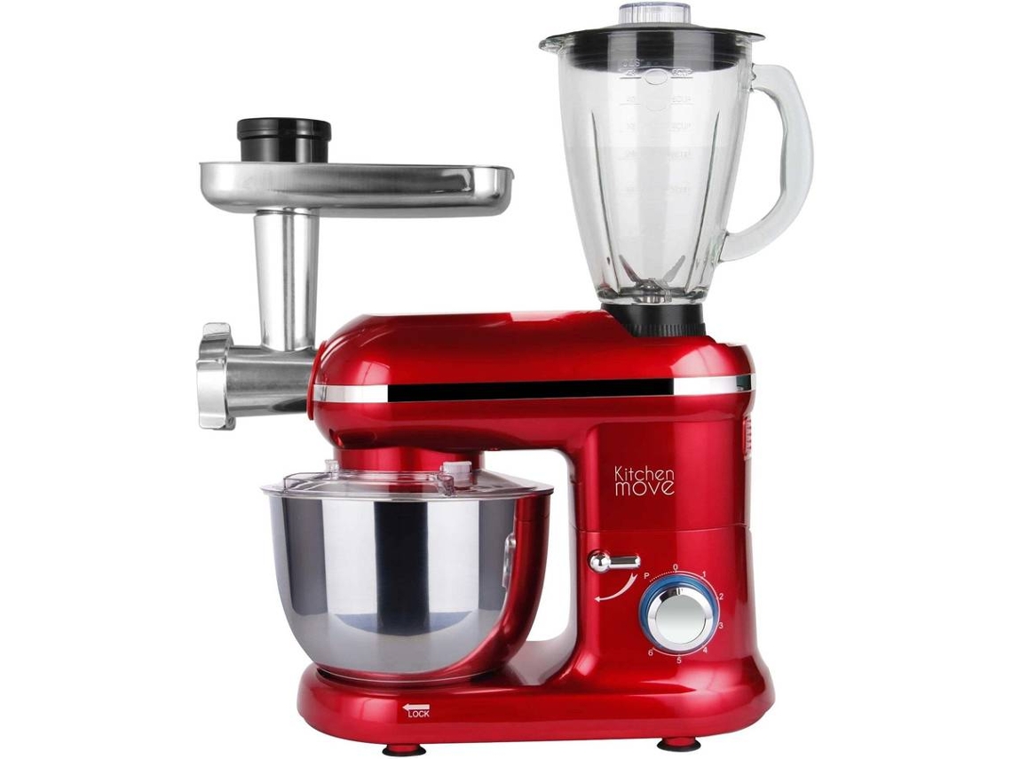 Robot de Cocina KITCHEN MOVE Dallas (1500 W - 5.5 L - Rojo)