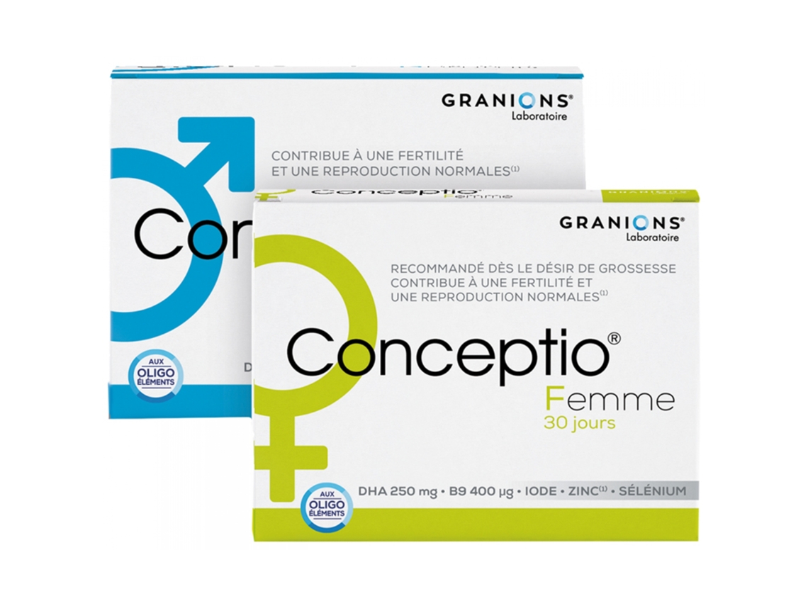 Conceptio Hombre 90 Cápsulas Y 30 Sobres Conseptio Mujer 30 Cápsulas Y 30 Pastillas GRANIONS