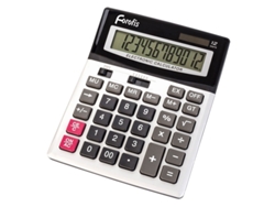 Calculadora de Sobremesa FOROFIS Plata 12 Dígitos 91592