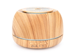 Difusor de aromas 300 ml recargable por USB, humidificador – marrón