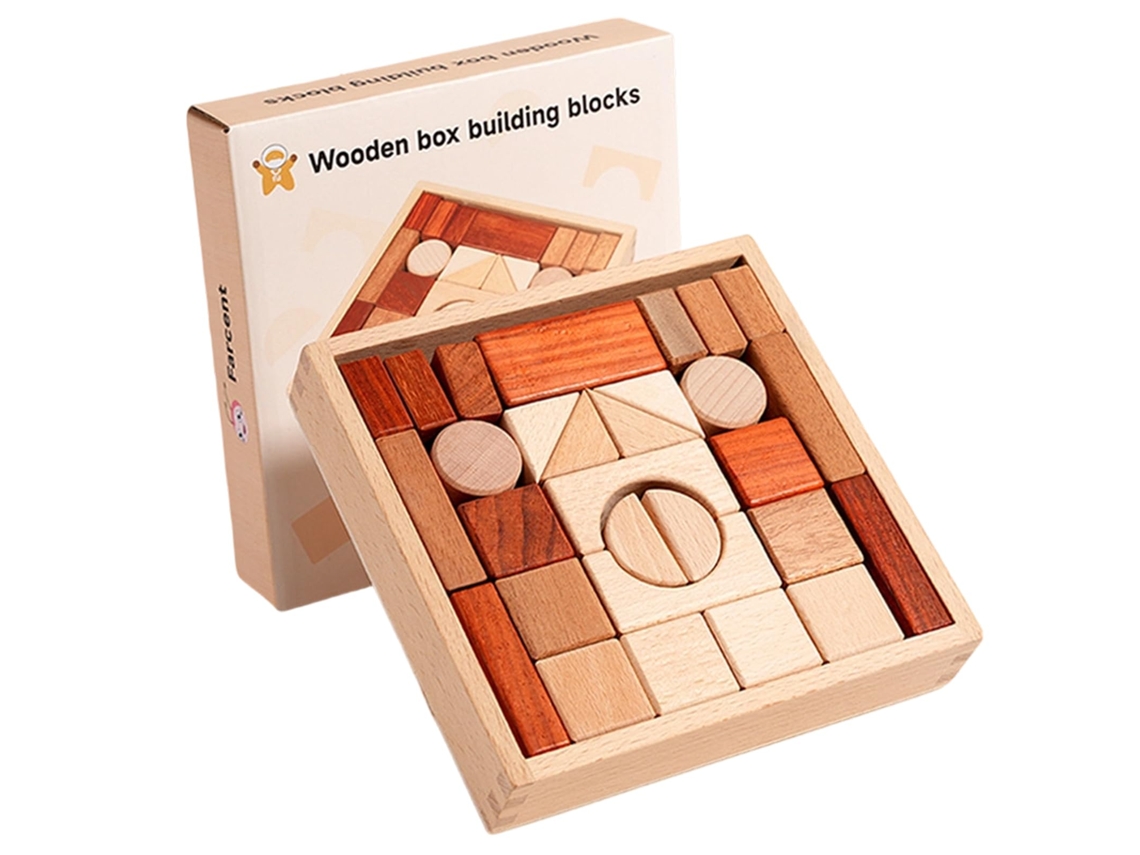 29 Piezas Geométricas 3d Montessori De Madera Para Bebés 1-3 Años, Clasificación Y Ensamblaje, Juguete Educativo Stem Infantil.