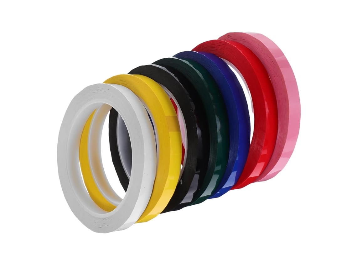 Paquete De 7 Rollos De Cinta De Marcado De Alta Temperatura De 10 Mm X 66 M.