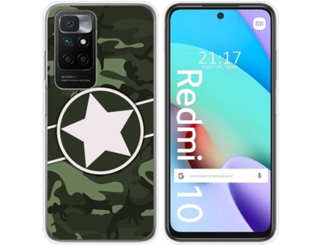Carcasa Xiaomi Redmi 10 TUMUNDOSMARTPHONE Camuflaje 01 Multicolor