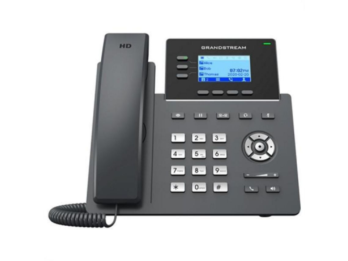 Telefóno Fijo GRANDSTREAM Grp2603 3 Lineas Audiohd