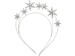 Tiara Decorativa Para Cabelo Feminino, Joias Brilhantes Em Formato De Estrela.