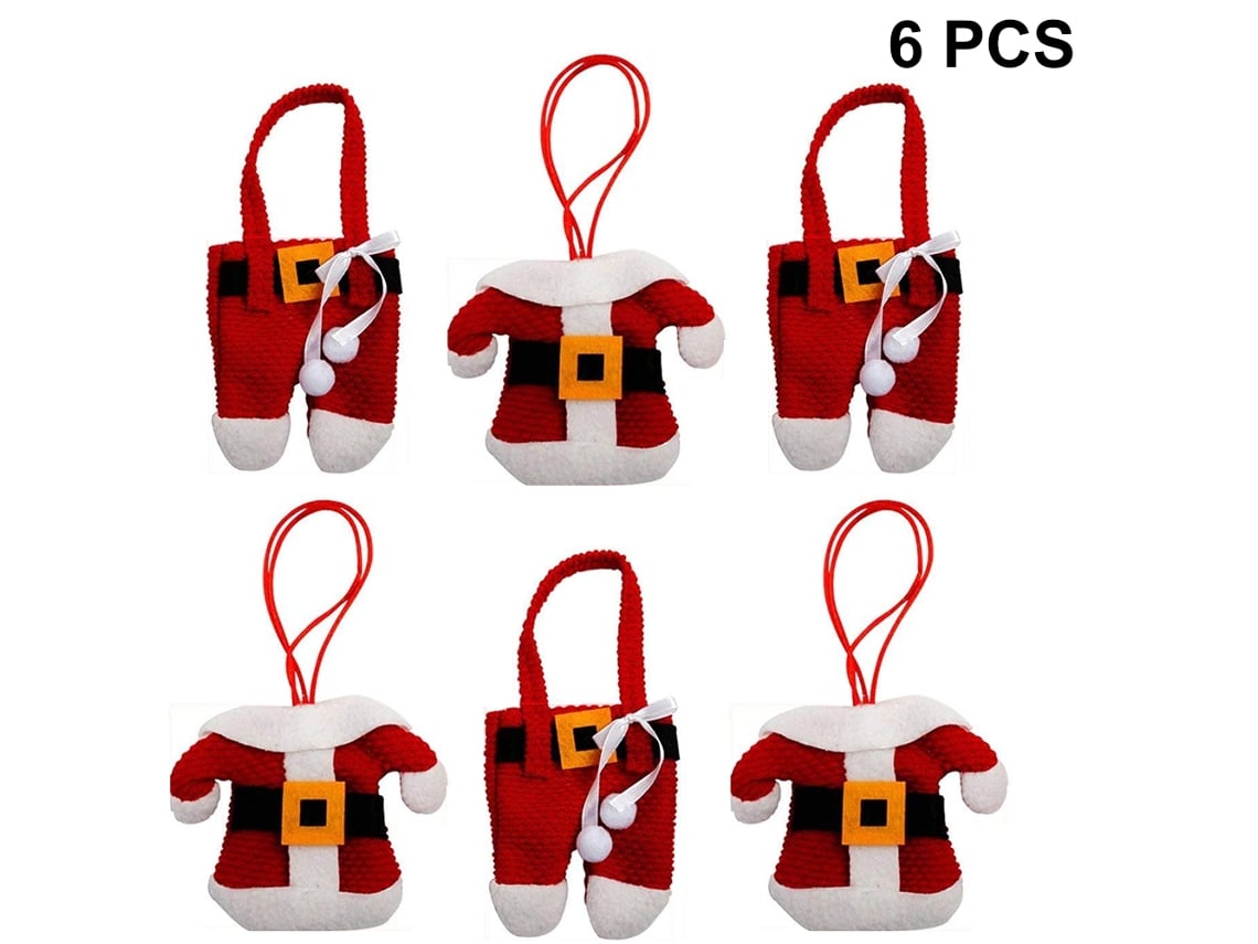 Pantalones festivos de Papá Noel, perfectos para bolsas de dulces navideños