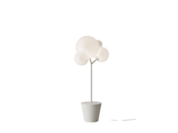 Lámpara de pie Árbol de Luz para interior y exterior, LED E27 blanco con superficie de apoyo ajustable Zafferano