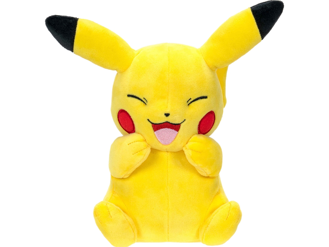 Peluche Pokemon Pikachu Sonriente 21 Cm JAZWARES