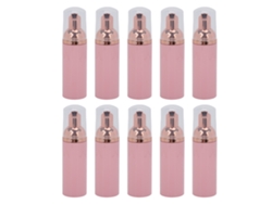 10 Botellas Dispensadoras De Espuma De 50 Ml, Dispensadores De Pet Duraderos Con Boca Ancha Y Diseño A Prueba De Fugas, Portátiles Para Viajes.