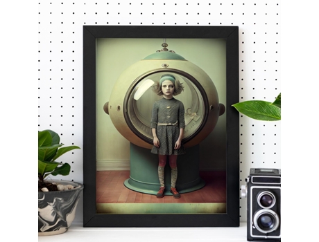 NACNIC Poster Cama Cápsula En Estilo Surrealismo Cinematográfico Ilustraciones Y Grabados De Historieta Abstracta Y Artística A3