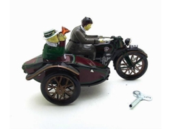 Triciclo mecánico de juguete, adornos personalizados, regalos creativos, juguetes de hojalata Everley891