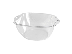 Lavabo Transparente De Pet, Elegante Y Duradero, Para Lavarse La Cara Y Para Múltiples Usos En El Hogar.