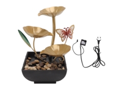 Pequeña fuente de mesa Baok con circulación de agua, ideal para la decoración de interiores, oficinas y salas de estar. Enchufe americano de 110 V.