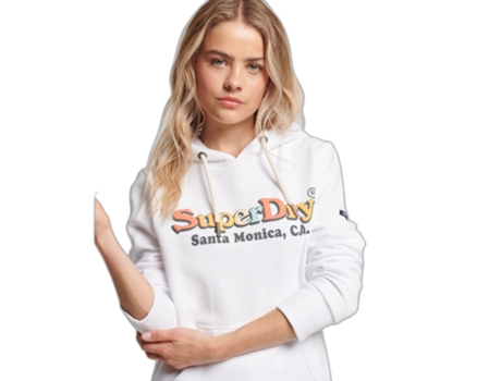 Sudadera con capucha para mujer SUPERDRY Vintage Rainbow (2XS)