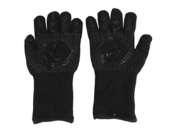 Guantes Resistentes Al Calor Para Barbacoa Y Horno, De Silicona Antideslizante Y Algodón.