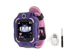 Reloj para niños con pantalla táctil HD, posicionamiento GPS, llamada SOS, resistente al agua, con podómetro, cámara y despertador Ly Ebike