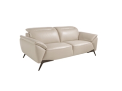Sofá de 2 Plazas ANGEL CERDA  (191 x 107 x 78/102 cm - Piel Vacuno - Gris)