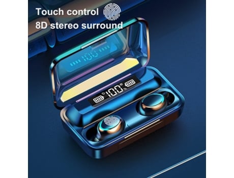 Auriculares Bluetooth True Wireless F9-5C Touch 5.0 Inalámbrico Ultrapequeño Stealth Universal Impermeable Negro