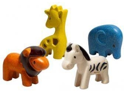 Muñecos PLAN TOYS Animais Selvagens