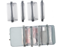 Neceser Plegable Oxford, Neceser Portátil Y Organizador De Maquillaje.