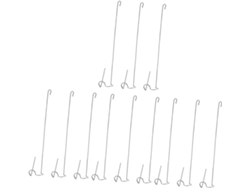 Inoomp 12 Colgadores De Acero Inoxidable Para Plantas De Aire, Soportes Colgantes Para Tillandsia, Ganchos Decorativos