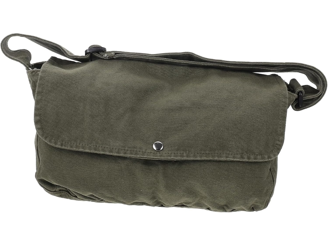 Bolso De Hombro Multifuncional De Lona De Estilo Vintage Delicado Para Mujer.
