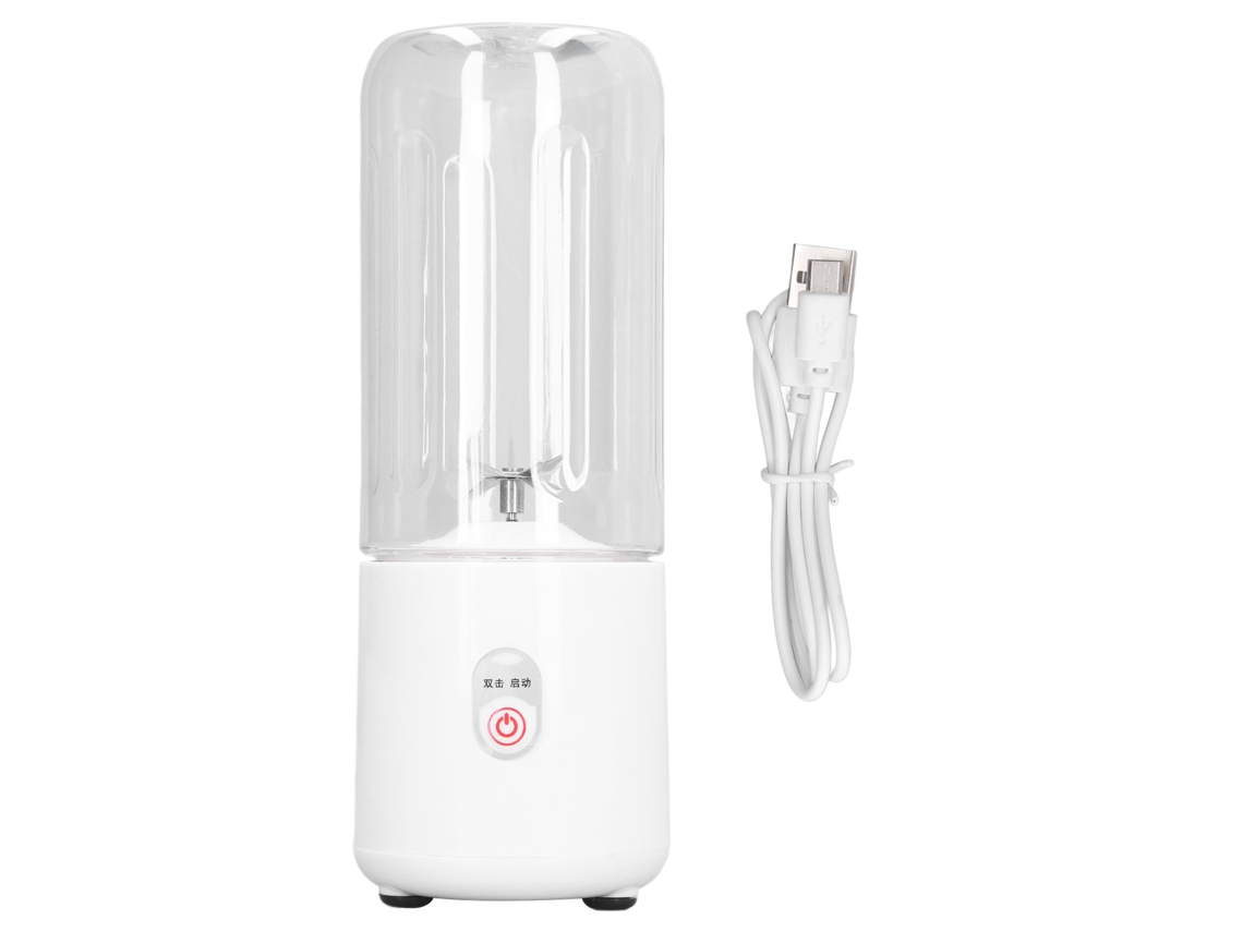 Licuadora portátil de 6 cuchillas, recargable por USB, multifuncional, mini batidora de frutas para el hogar, estudiantes, 500 ml