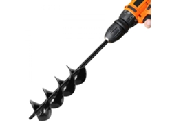Broca de jardín de 8 x 41 cm para excavar y plantar Tekmaquinas