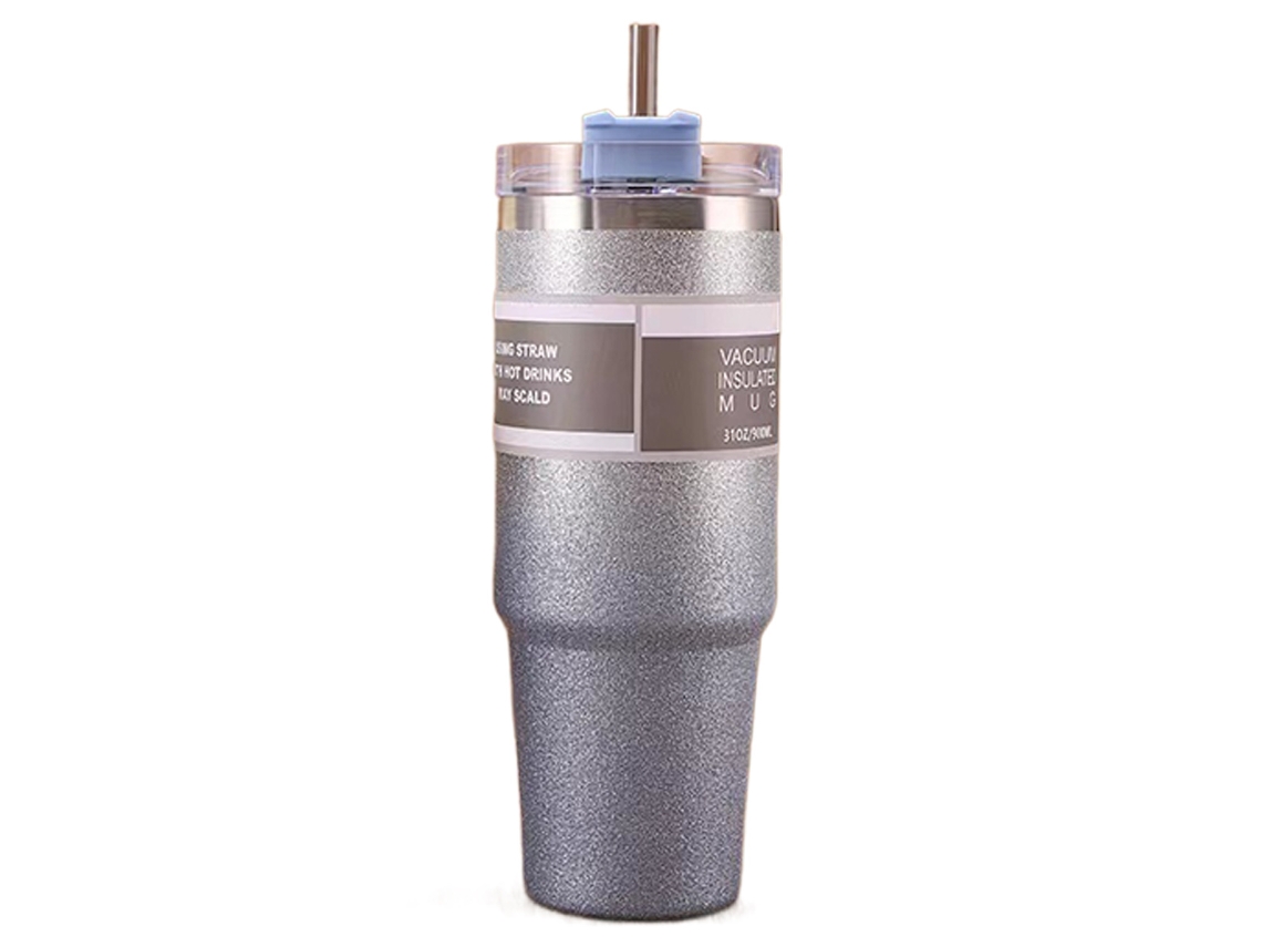 Licuadora portátil automática Slowmoose de 650 ml, recargable por USB, con vaso mezclador y botella, herramienta de cocina rosa