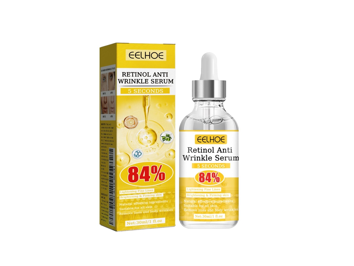 Sérum antiarrugas con retinol para una piel sana y joven.