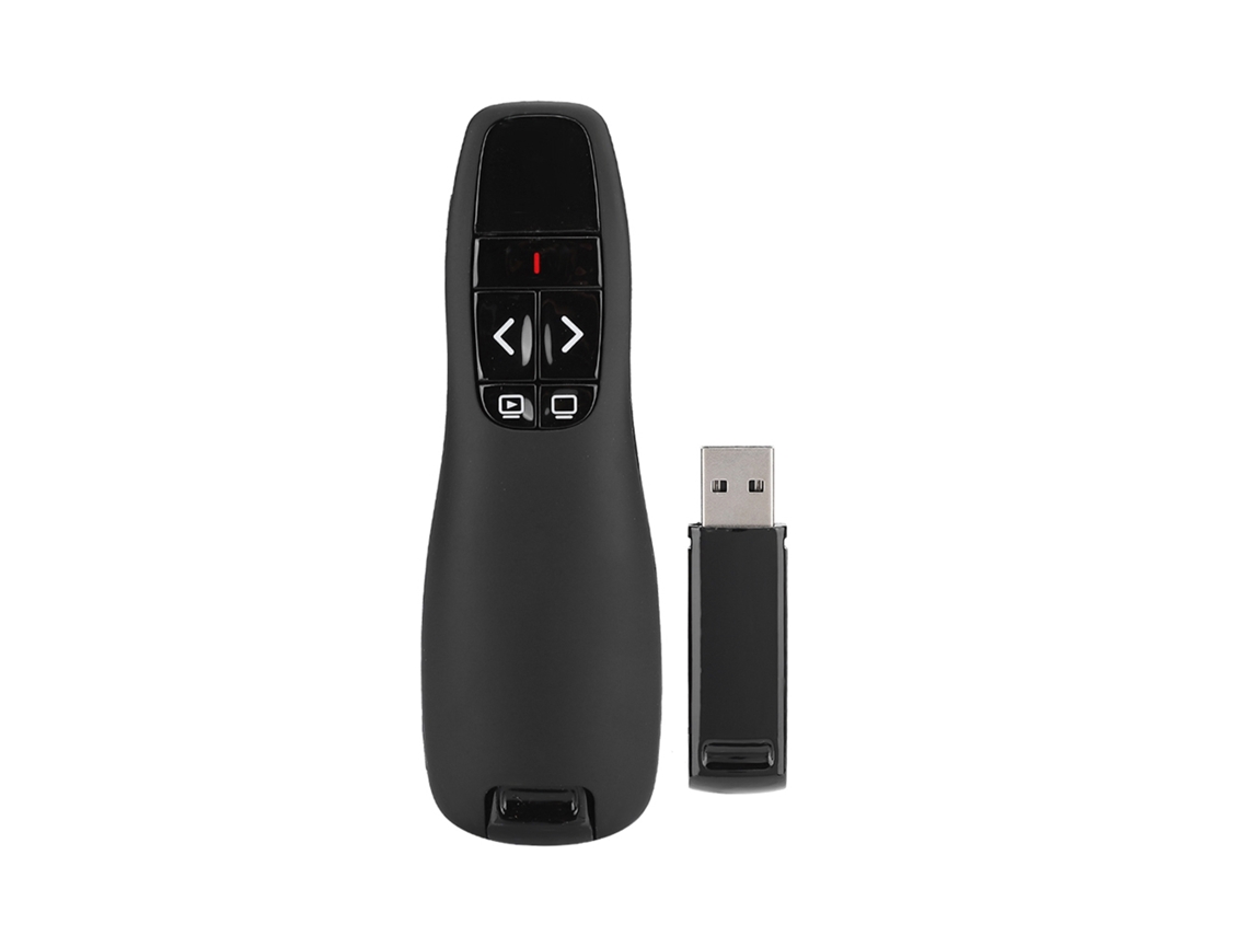 Presentador Láser Inalámbrico R400 Con Lápiz Ppt, Control Remoto Y Puntero, Color Rojo, 3,6 V-4,2 V.