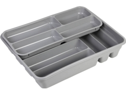 Cubertero Modelo Romero Gris 40X30X7 Dos Alturas Venta Unitaria