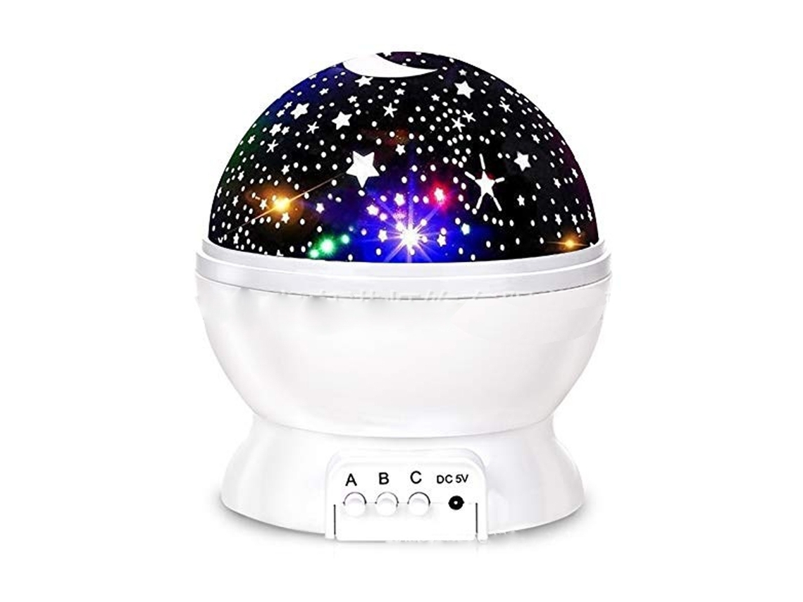 Proyector de estrellas giratorio para niños con temporizador (regalo)
