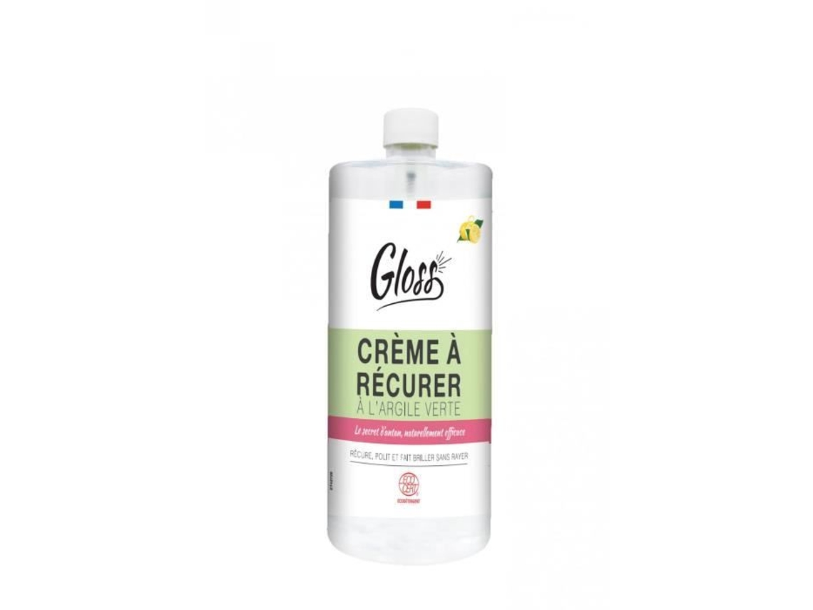 Crema exfoliante de arcilla verde brillante 500 ml Ecocert