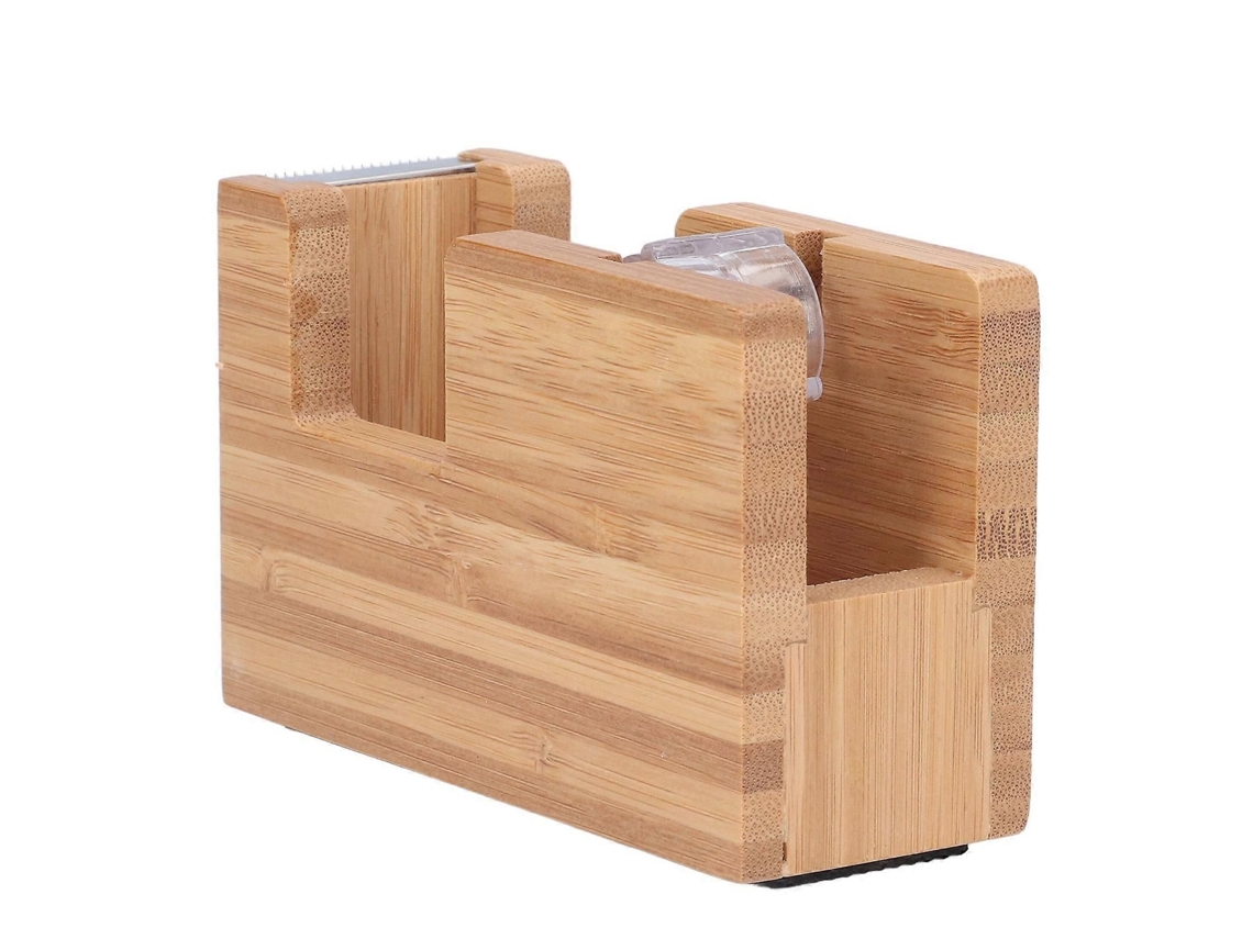 Dispensador de cinta de madera, base transparente, máquina cortadora de cinta floral, rodillo de cinta GOKOCO