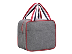 Bolsa isotérmica de gran capacidad para alimentos, ideal para talleres y negocios.