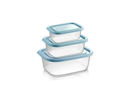 Cajas Congeladoras 4Food 3 Piezas 0.5, 1.0, 2.0 L
