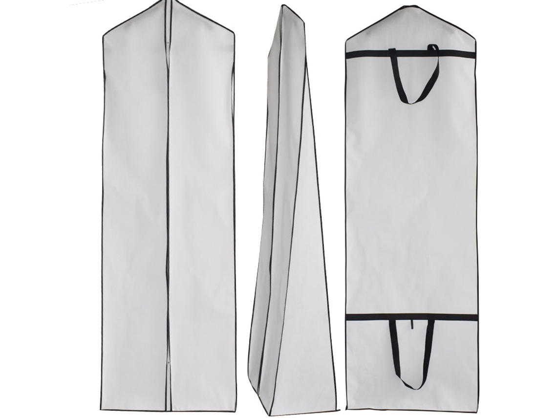 1 funda de ropa de gran tamaño, no tejida, plegable, a prueba de polvo, bolsa de almacenamiento para vestidos de novia, Digitallab