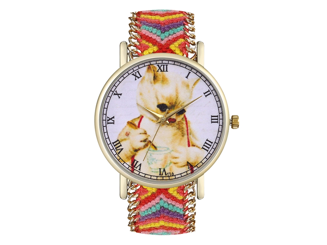 Reloj De Pulsera Unisex Con Correa De Malla Metálica, De Cuarzo, Estilo Zhoulianfa