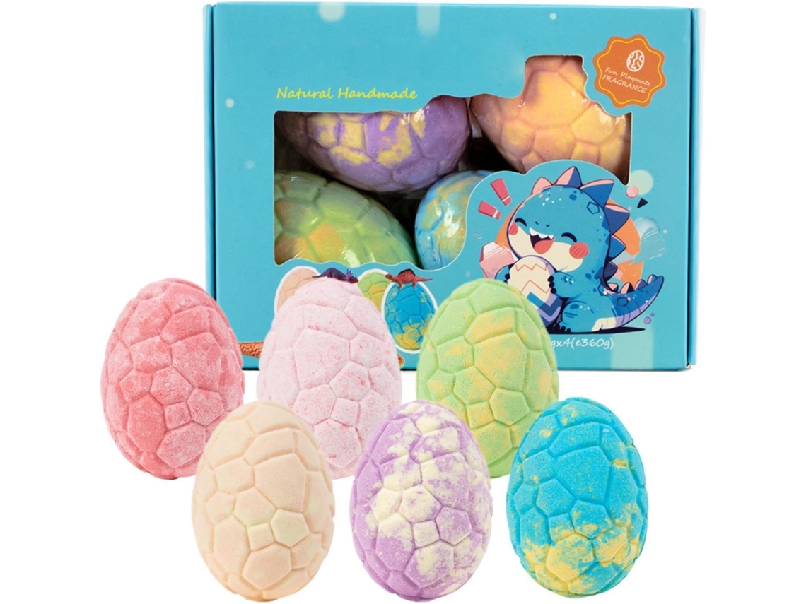 Baño Moussant Pour | 6 Œufs De Dinosaure Nytoyant Corporel Rafraîchissant Garçons Filles Spa