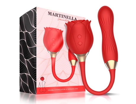 Estimulador de Clítoris Con Succión Vibración Y Movimiento Swinging/Oscilante MARTINELLA