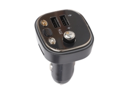 Transmisor Fm Bluetooth Para Coche Con Carga Rápida, Reproductor De Mp3, Llamadas Manos Libres, Adaptador De Radio Inalámbrico - Negro