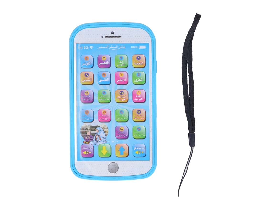 Brinquedo De Telefone Celular Árabe Para Crianças Educativo Interativo Com Sons E Aprendizagem Portátil