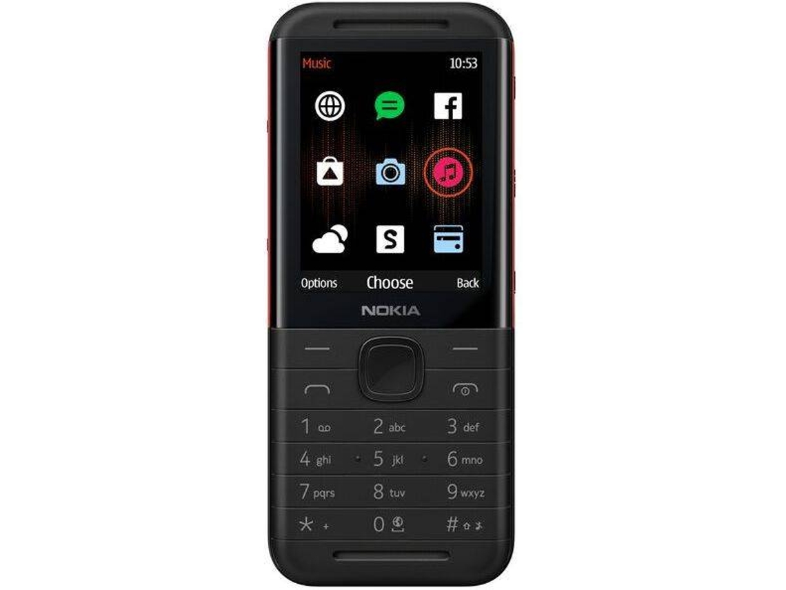 Teléfono móvil NOKIA 5310 (2.4'' - 2G - Negro y Rojo)