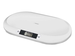 Balanza TECHWOOD Digital (20 Kg) Infantil (Blanco)