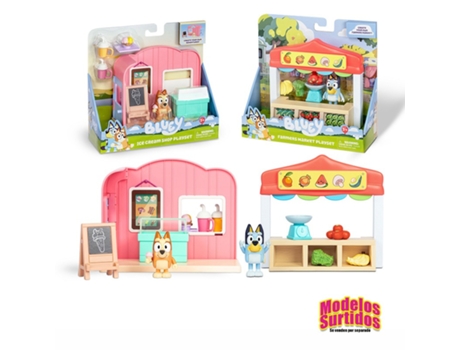 BLUEY Mini Playsets Con Figura Asst 2 S3
