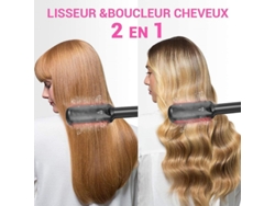 Plancha de pelo YIZHOOD Adc196 150 a 200 ℃ Negro